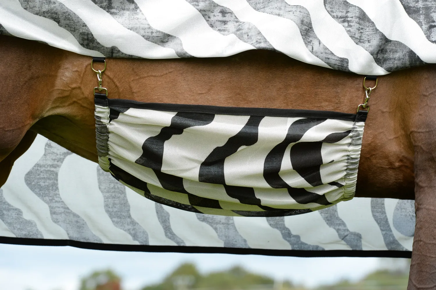 New TOKLAT ORIGINALS Bucas Buzz-Off Fly Sheet with High Neck Zebra