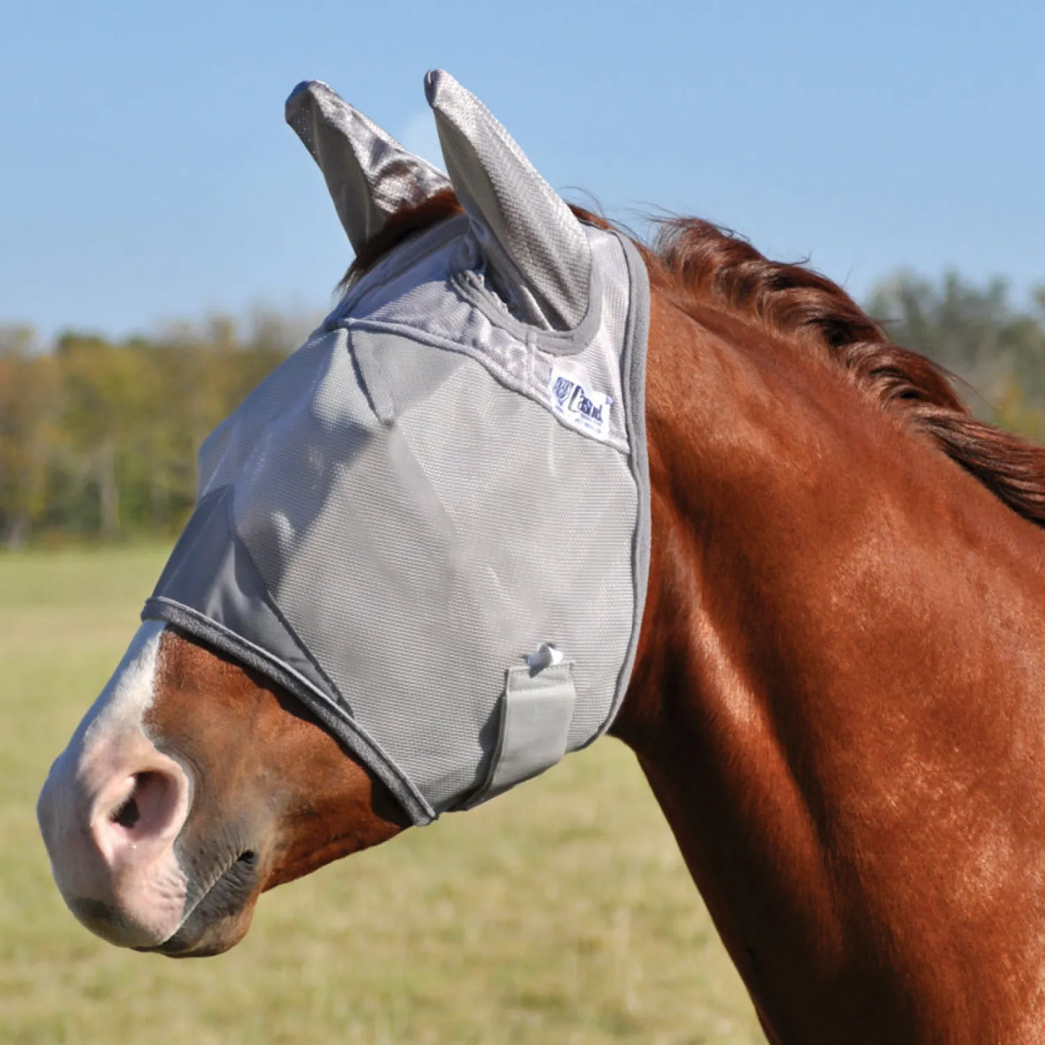 Sale CASHEL COMPANY Cashel® Cool Crusader™ Fly Mask with Ears Grey
