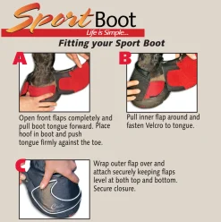 Best TOKLAT ORIGINALS Cavallo™ Sport Regular Sole Hoof Boots Black