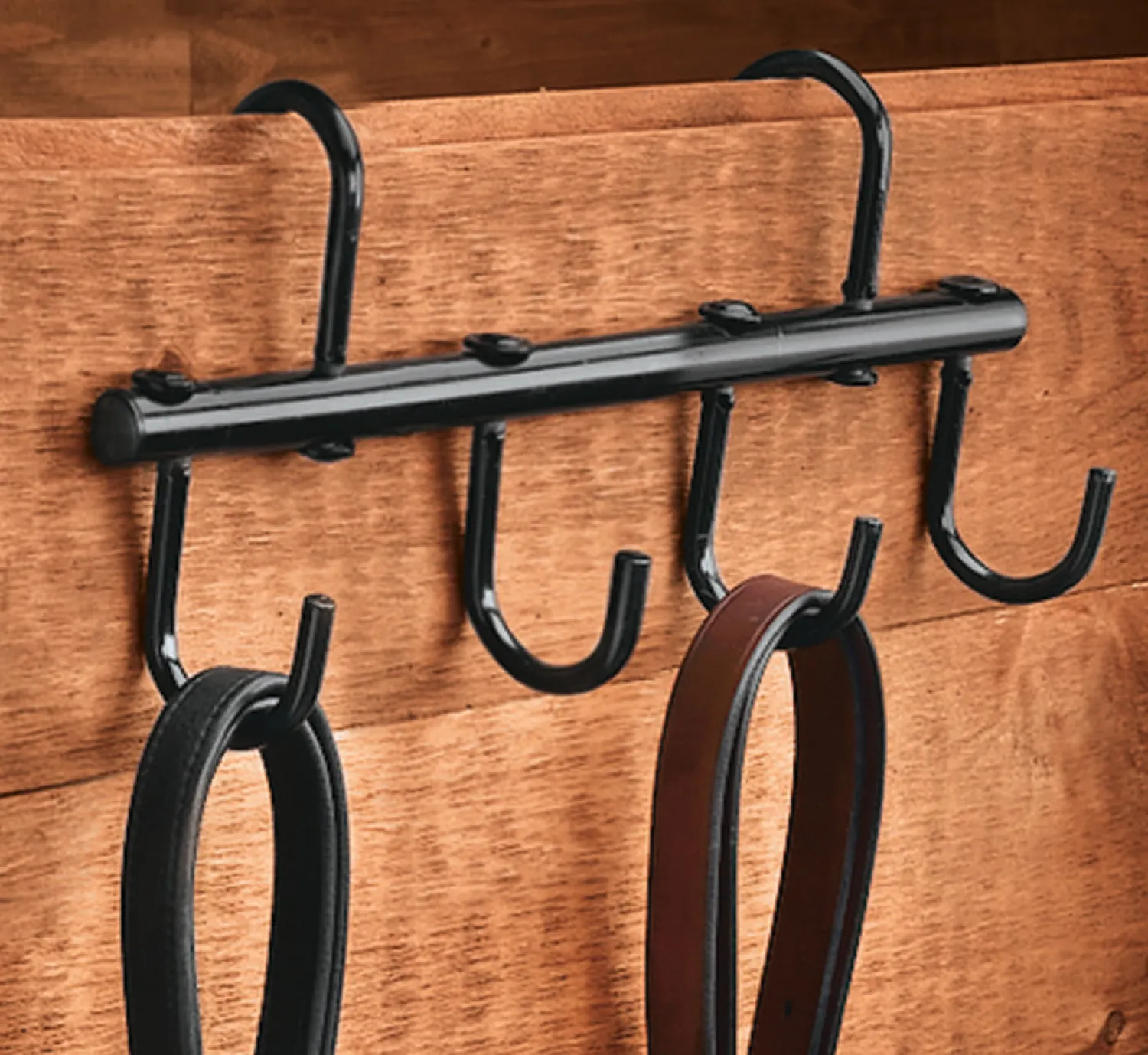 Hot KING YOUNG Collapsible 6-Hook Tack Rack Black