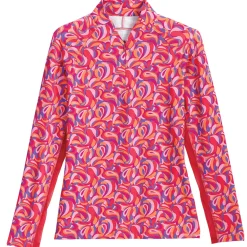 New KIRSCH CoolBlast® 100 Ladies’  Asti Long Sleeve Print Shirt Vivid Print