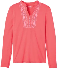 New KIRSCH CoolBlast® 100 Ladies’ Notch-V Long Sleeve Top