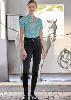 Sale KIRSCH CoolBlast® 100 Ladies’ Siobhan Short Sleeve Shirt Pony Posies