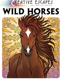 Discount SKYHORSE PUBLISHING Creative Escapes Coloring Book: Wild Horses