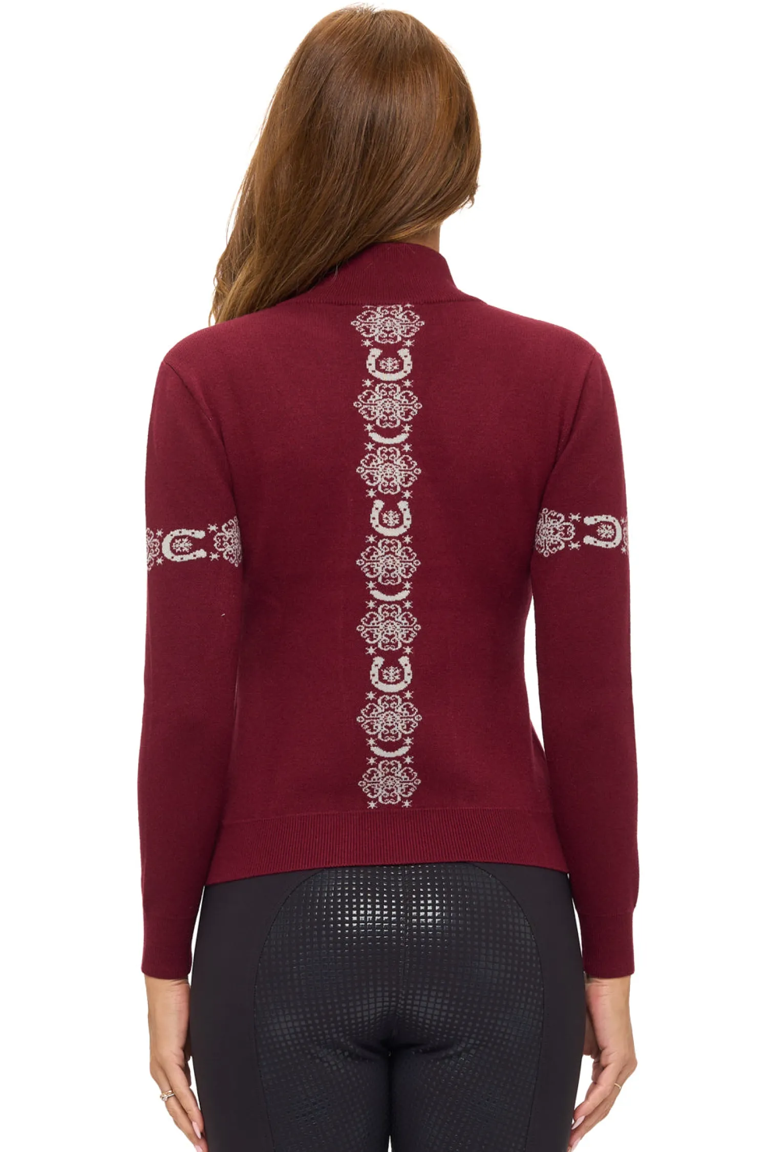 Outlet DANCING EQUESTRIAN Ladies’ "Snowflake" Sweater