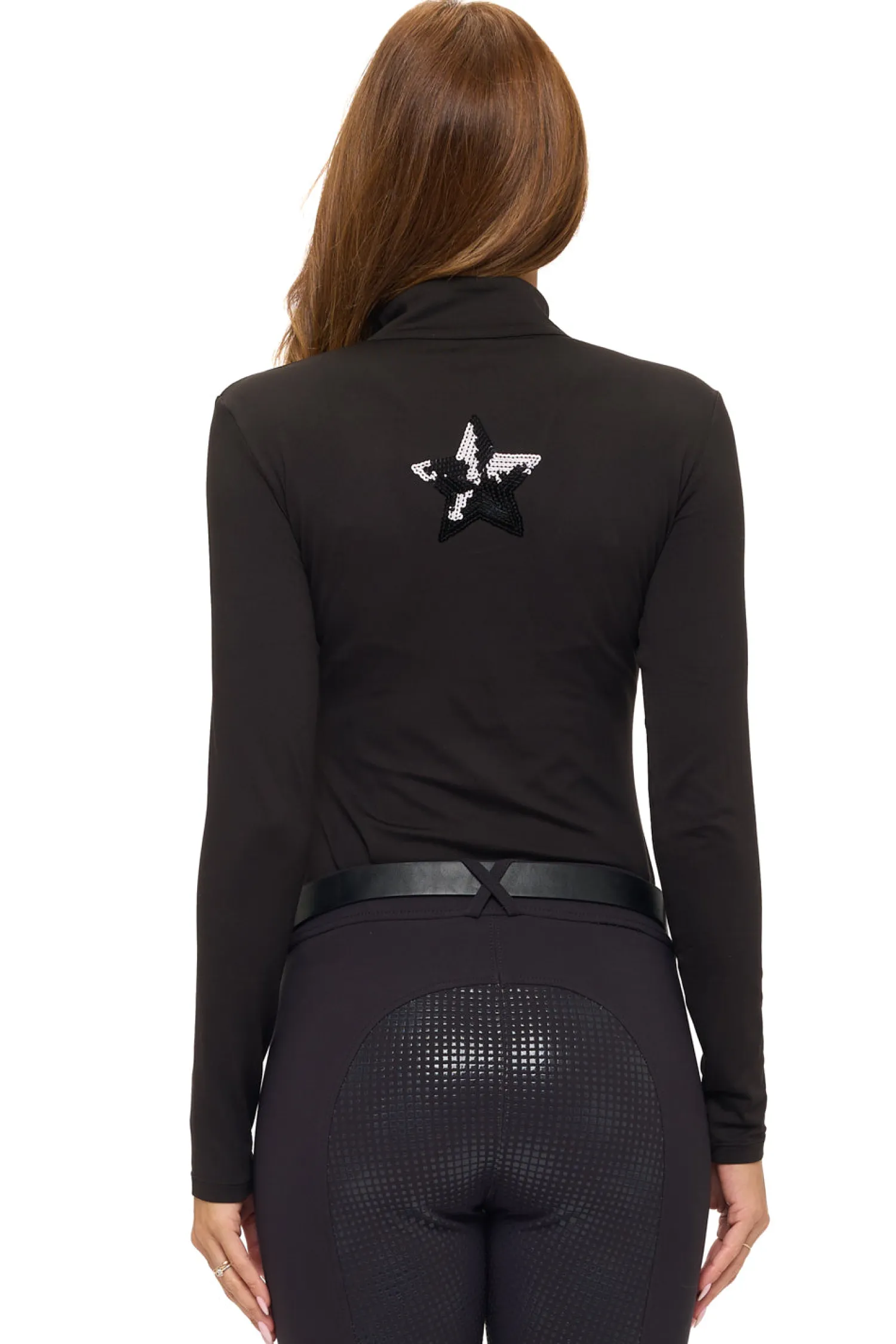Outlet DANCING EQUESTRIAN Ladies’ "Ride" Long-Sleeve Base Layer Shirt