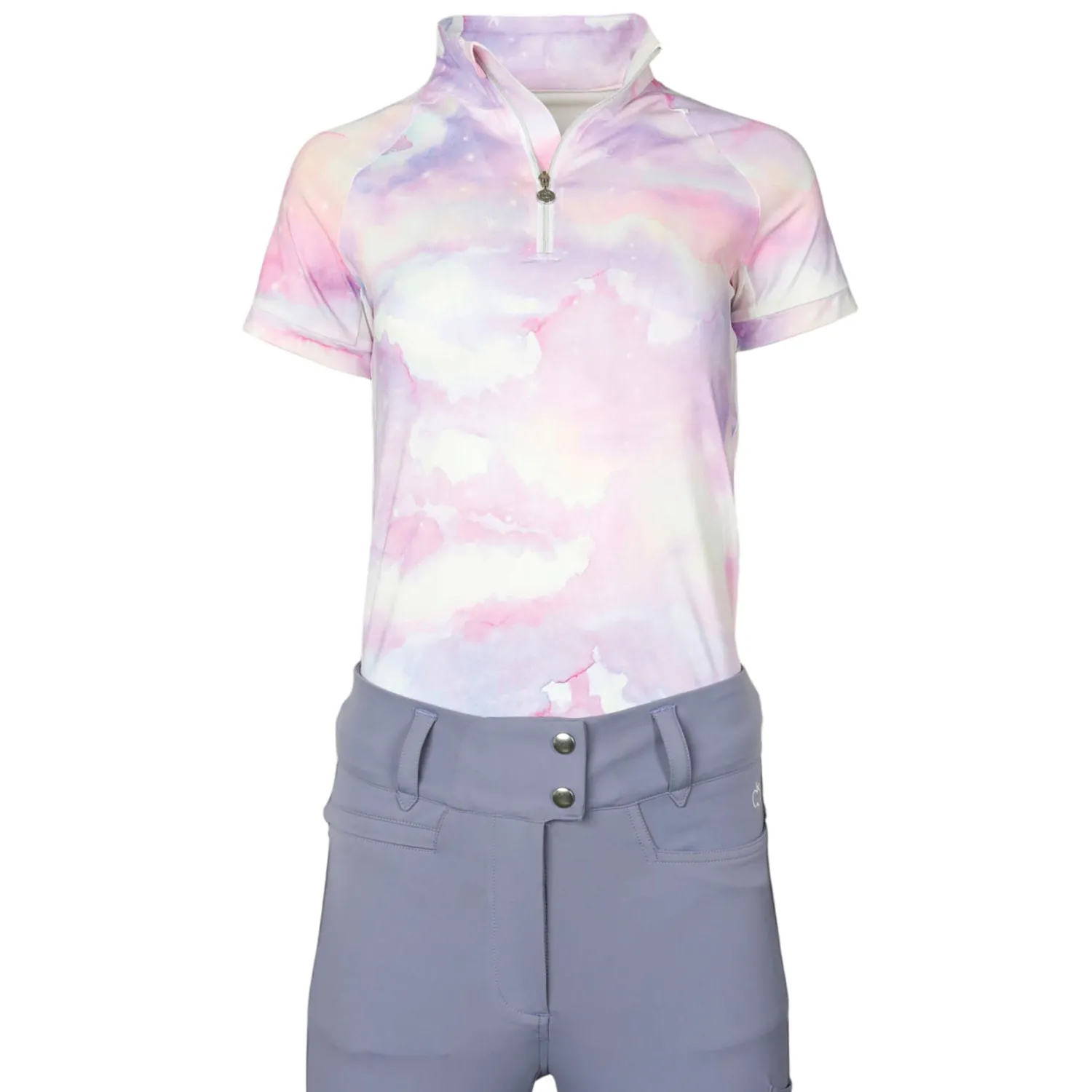 Online JPC EQUESTRIAN Dapplebay Haze Short-Sleeve Sun Shirt Lavender