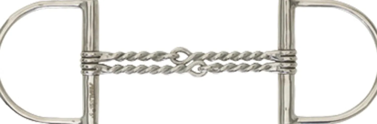 Sale ERS Double Twisted Wire Pony King Dee Snaffle Bit