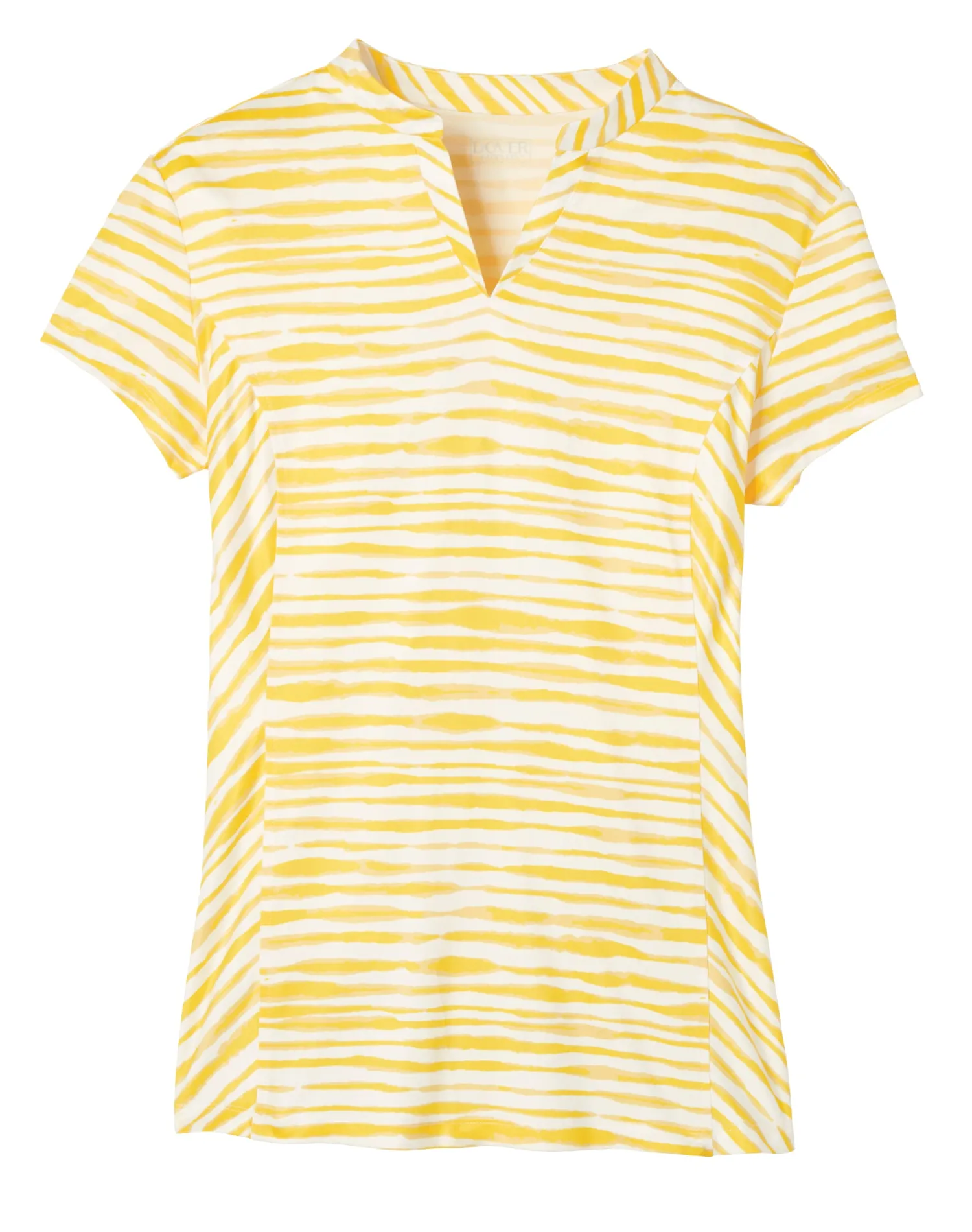 Best KIRSCH Dover Saddlery® Ladies’ Notch-V Stripe Short Sleeve Shirt