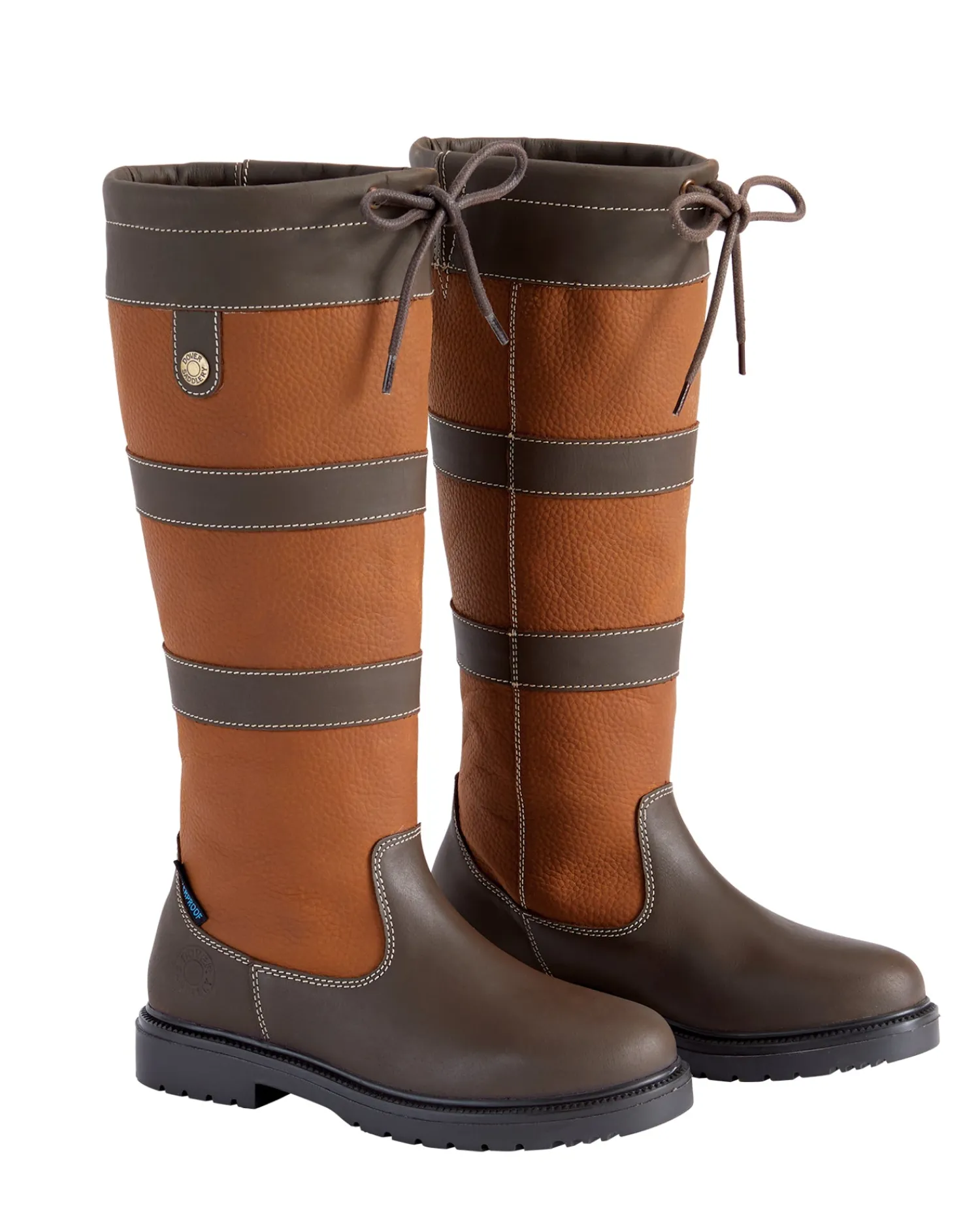 Clearance GLOBAL EXPORTS DS Chevron H2O Boots Brown