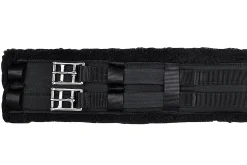 Clearance TEXT HORSE DS Everyday Fleece Short Girth Black