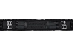 New KING YOUNG DS Fleece Dressage Girth Black
