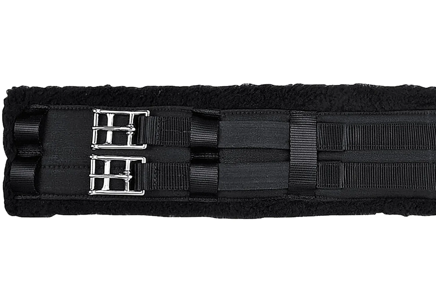 New KING YOUNG DS Fleece Dressage Girth Black