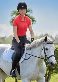 Best KIRSCH DS Ladies’ Iva Short Sleeve Polo Shirt