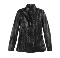 Online RAMJEE LEATHERS DS Ladies’ Moto Leather Jacket Black