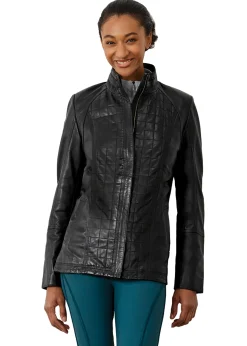 Online RAMJEE LEATHERS DS Ladies’ Moto Leather Jacket Black