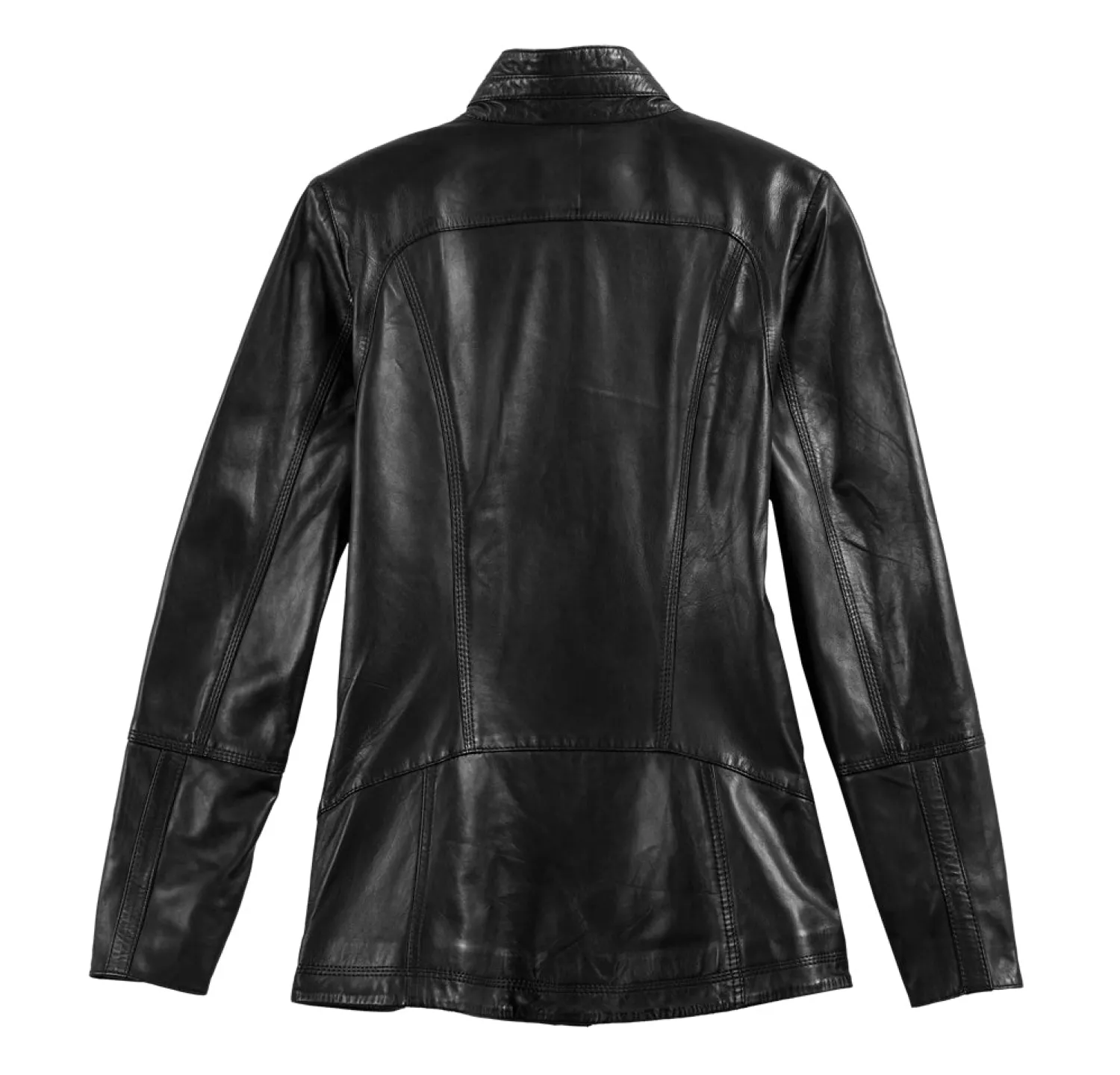 Online RAMJEE LEATHERS DS Ladies’ Moto Leather Jacket Black