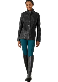 Online RAMJEE LEATHERS DS Ladies’ Moto Leather Jacket Black