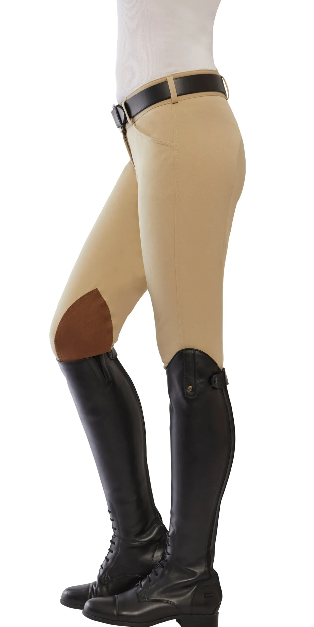 Sale SUPERHOUSE DS Ladies' Wellesley Competition Knee-Patch Breech Tan