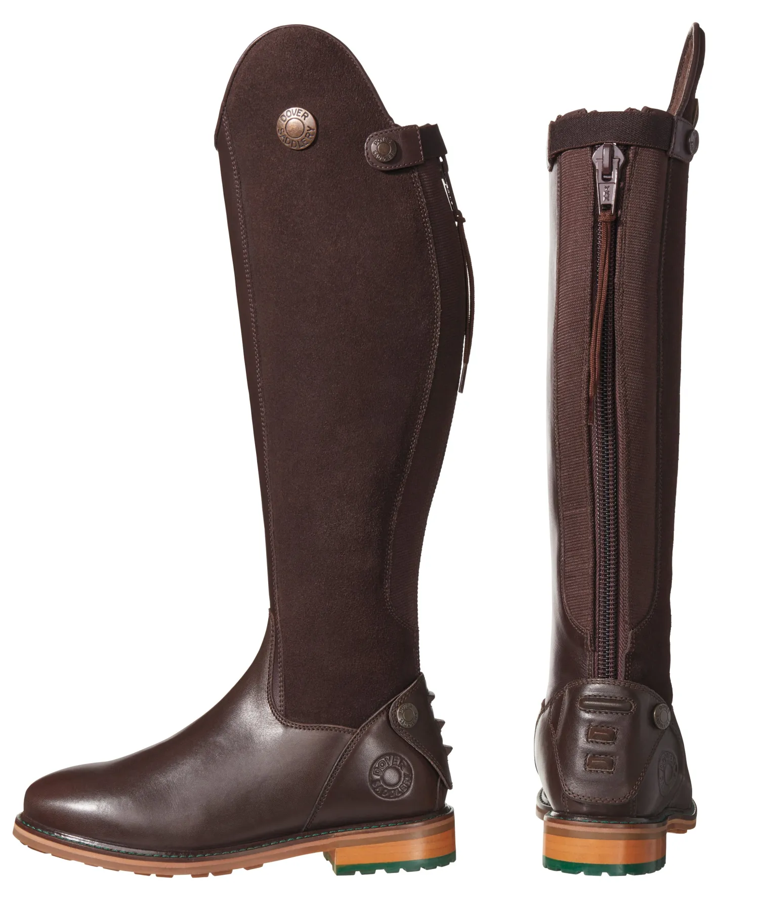 New PUSHKAR INTL DS Ladies’ Bellevue Tall Boots Brown