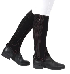 New WEATHERBEETA Dublin® Children's Easy-Care Contrast Stitch Half Chaps
