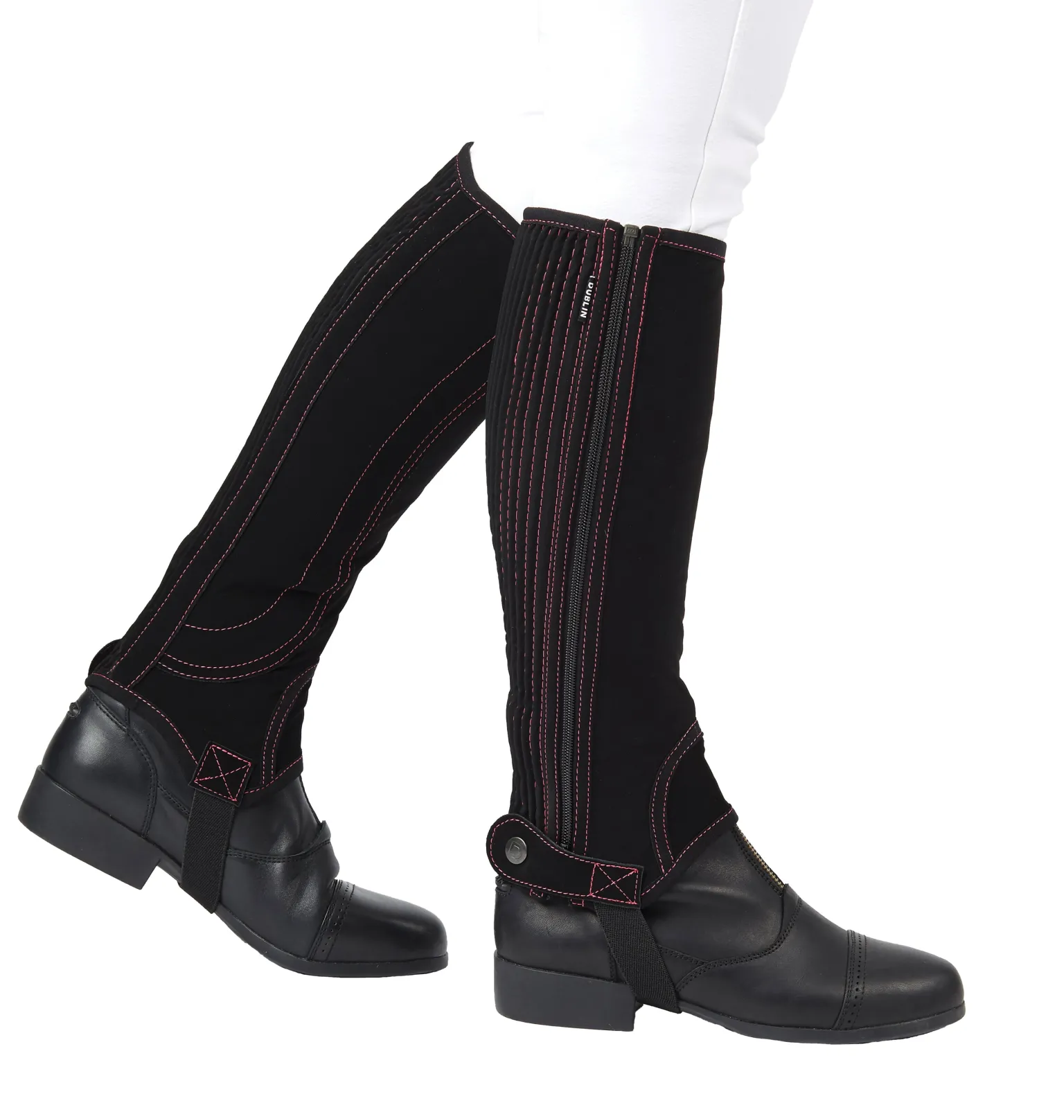 New WEATHERBEETA Dublin® Children's Easy-Care Contrast Stitch Half Chaps