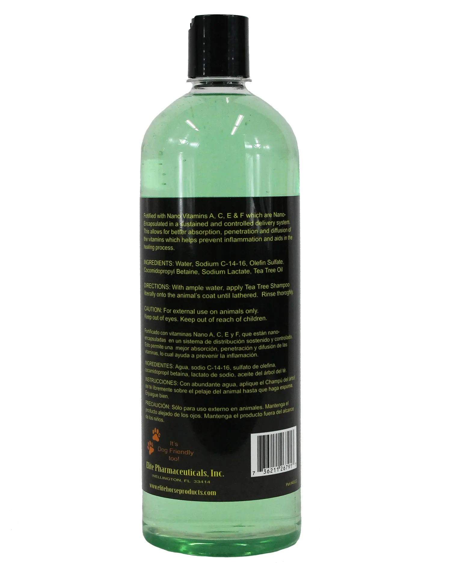 Sale ANIMAL HEALTH INT E3® Elite Equine Evolution Tea Tree Shampoo - Quart