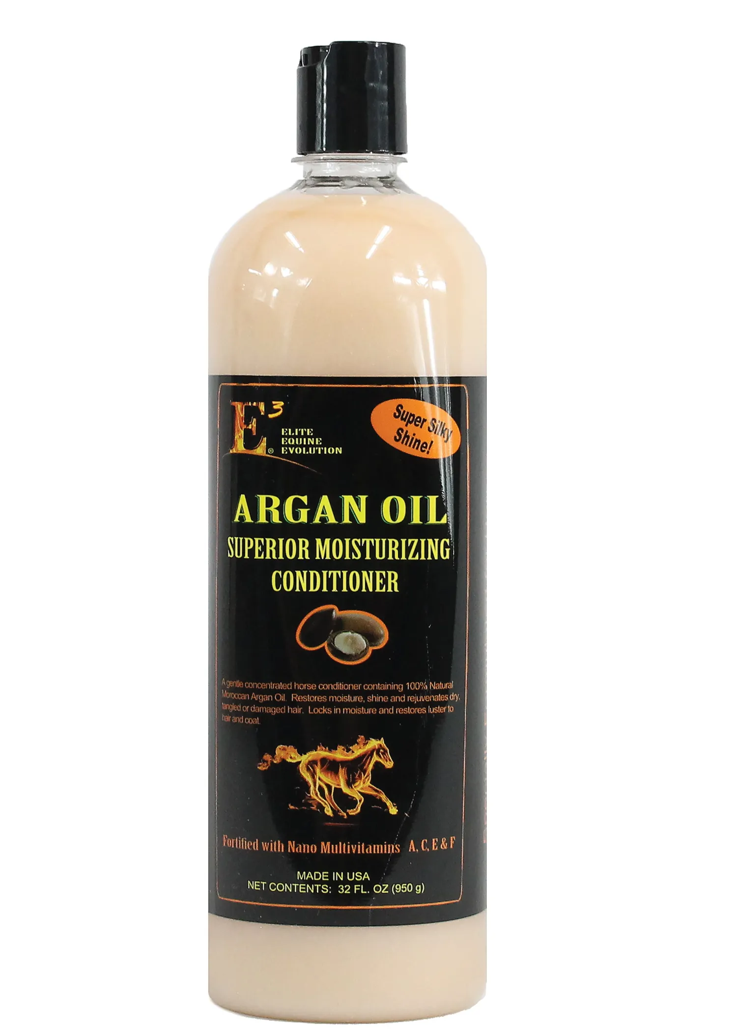 Clearance ANIMAL HEALTH INT E3® Elite Equine Evolution Argan Oil Conditioner - Quart