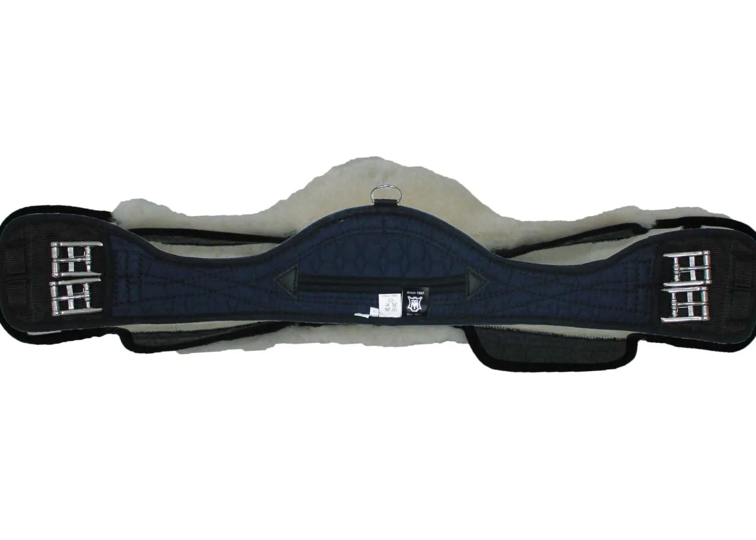 New WORLD EQUSTRN BRNDS E.A. Mattes Asymmetric Short Girth with Detachable Cover