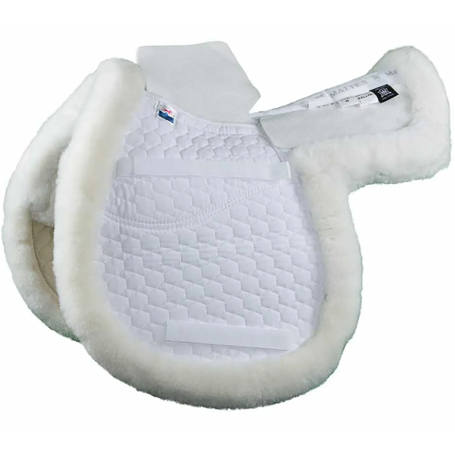 Discount WORLD EQUSTRN BRNDS E.A. Mattes Correction Hunter Pad with Bare Flaps White