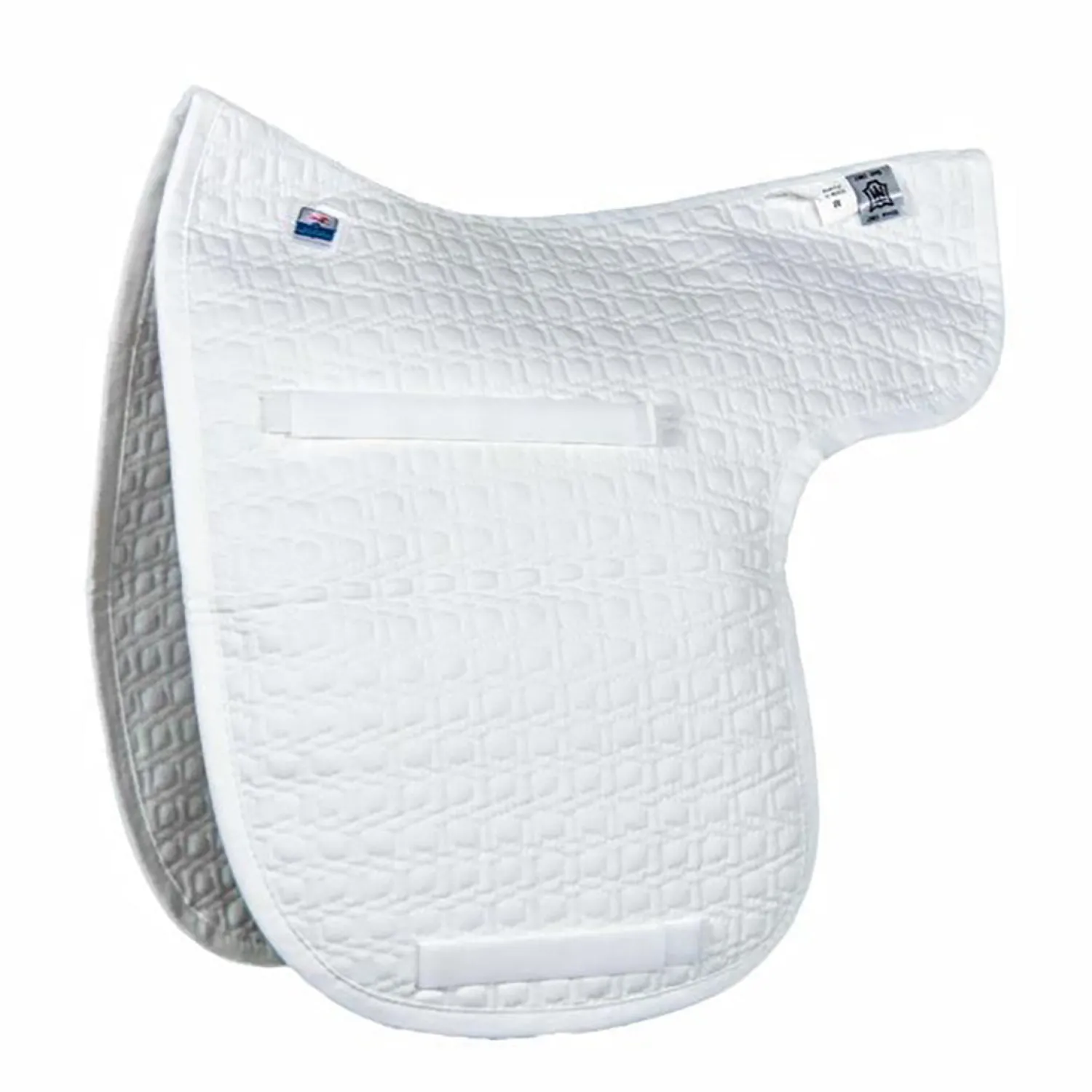 Sale WORLD EQUSTRN BRNDS E.A. Mattes Dressage Light Flannel Contoured Pad White