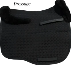 New WORLD EQUSTRN BRNDS E.A. Mattes EuroFit All-Purpose Pad without Sheepskin Panels; Front & Rear Trim Only