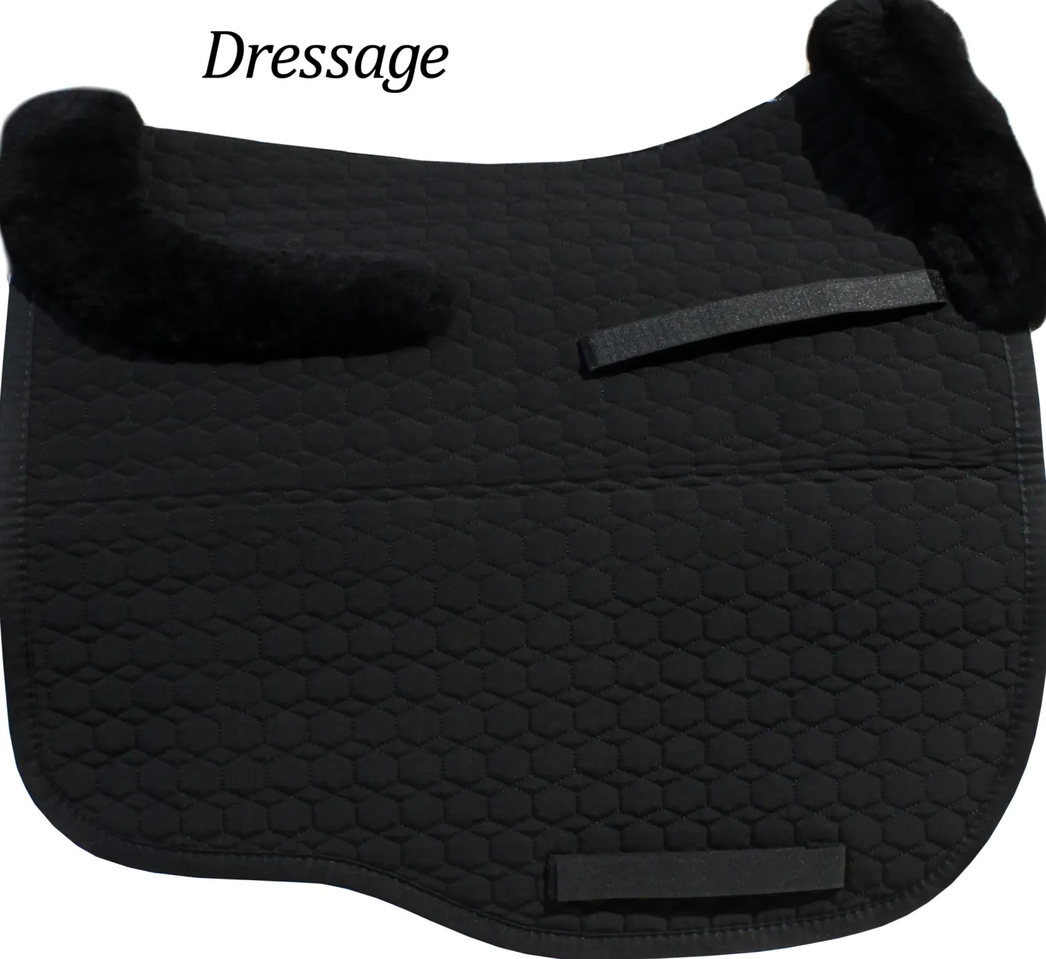 New WORLD EQUSTRN BRNDS E.A. Mattes EuroFit All-Purpose Pad without Sheepskin Panels; Front & Rear Trim Only