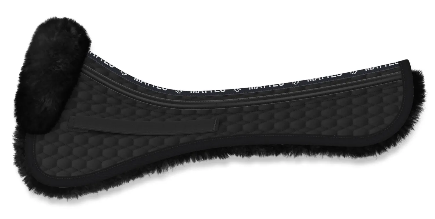 Online WORLD EQUSTRN BRNDS E.A. Mattes Platinum EWWA Sheepskin Dressage Correction Half Pad