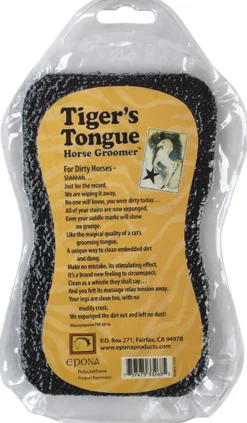 Best EPONA LTD Epona Tigers Tongue Scrubber Black