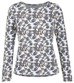 Hot KERRITS EQL by ® Ladies’ Organic Cotton Long Sleeve Print Top