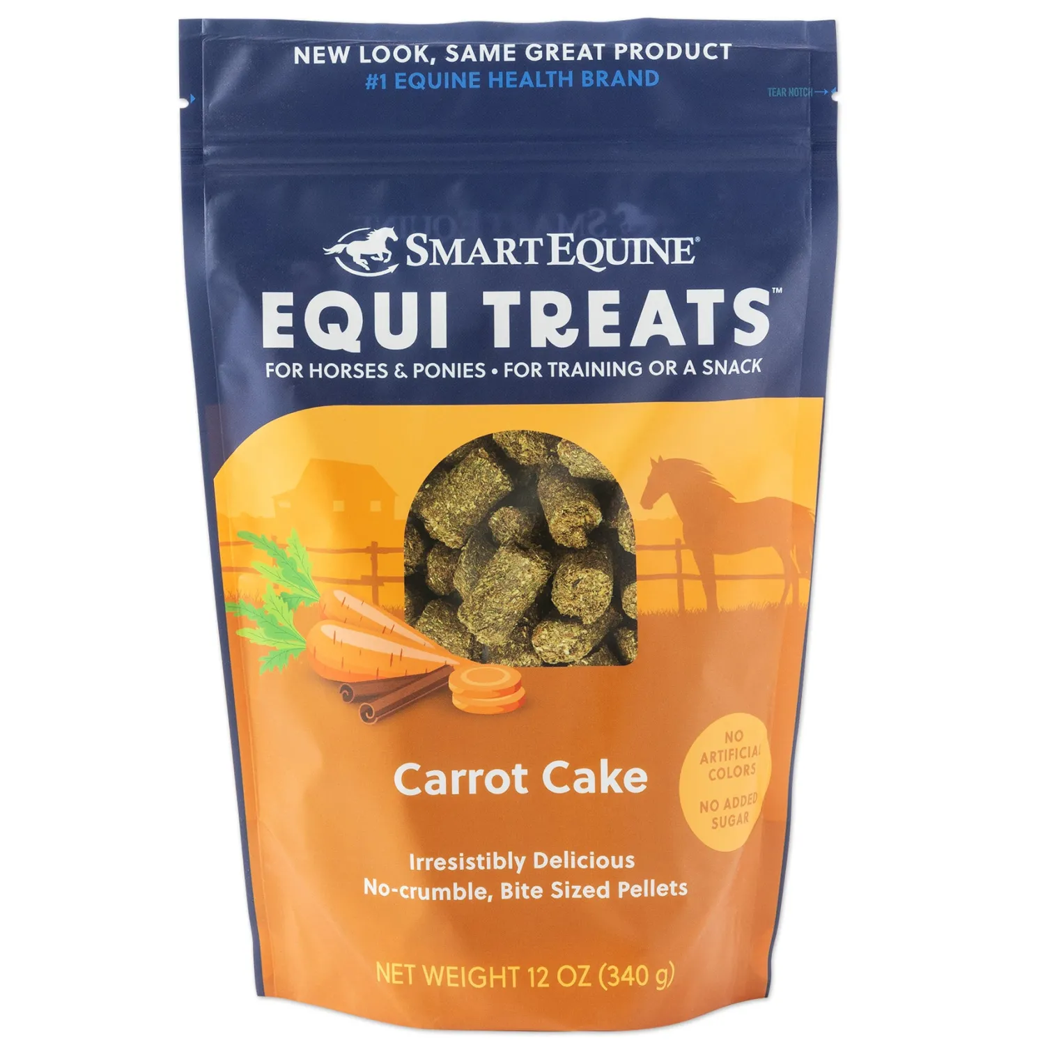 Clearance ANIMAL HEALTH INTERNATIONAL Equi Treats™ Bite Sized Pellets by SmartEquine™ - 12 oz
