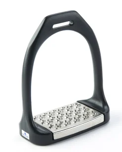 ERS Equi Wing Wide Track Stirrup Irons Black