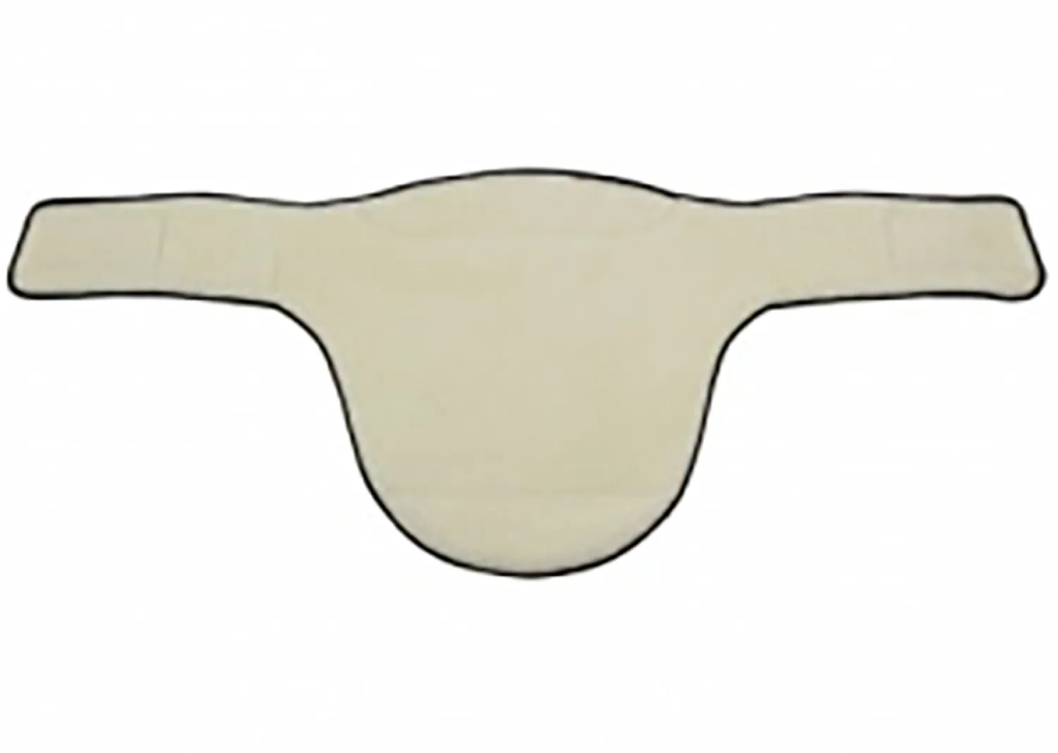 EQUIFIT ® Anatomical BellyGuard Girth with SheepsWool™ T-Foam Liner Brown/Black