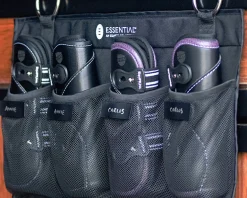 Online EQUIFIT ® Essential Hanging 24-Pocket Horse Boot Organizer with ID Patches Black