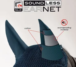 Hot EQUILINE AMERICA Equiline Soundless Ear Net