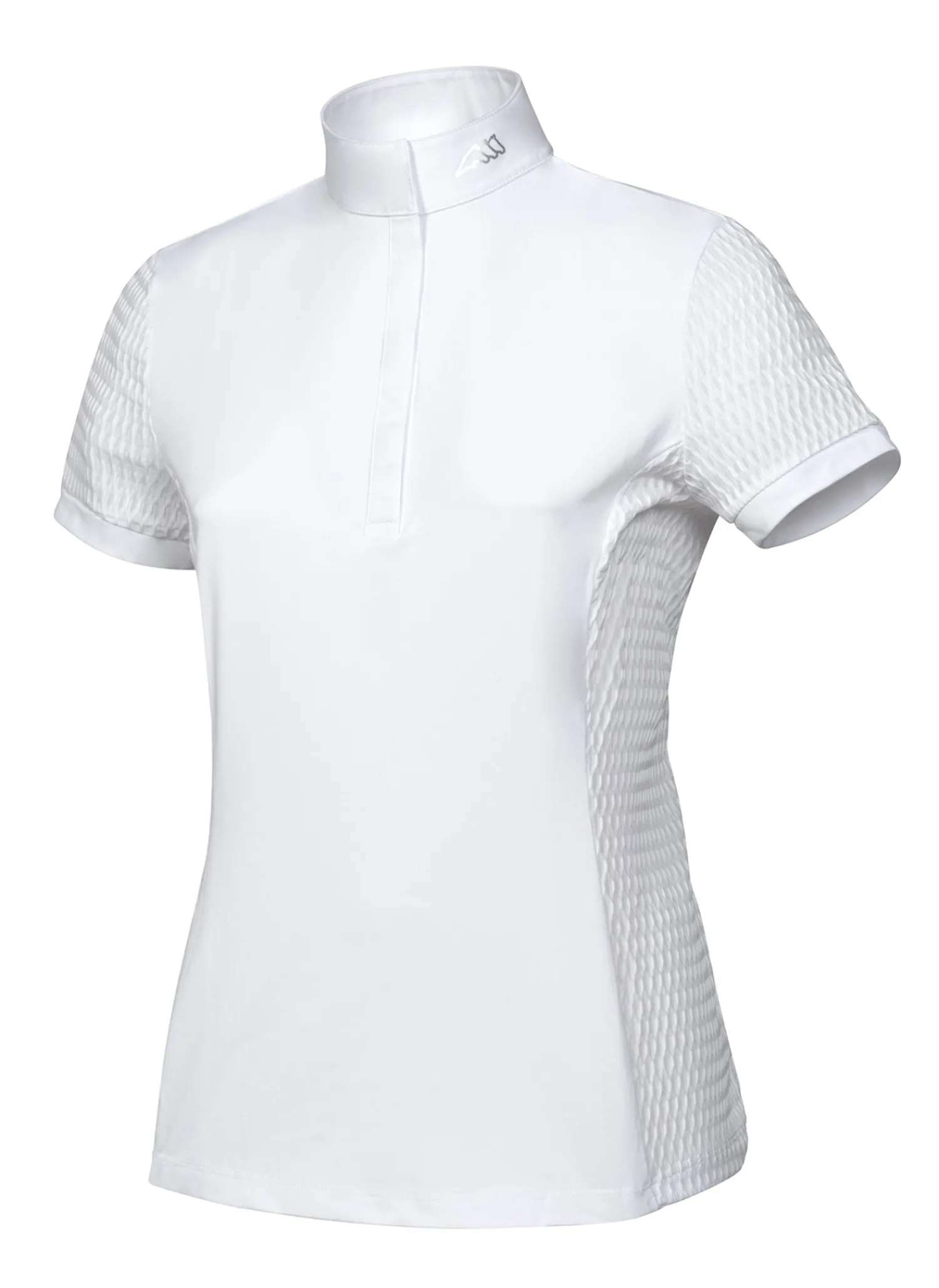 Best EQUILINE AMERICA Equiline Ladies’ Catic Short Sleeve Show Shirt White