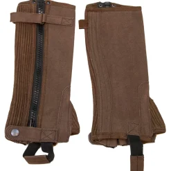 Discount INTREPID INTL Equine Athletics Kids’ Clarino™ Half Chaps Chocolate