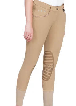 Outlet JPC EQUESTRIAN Equine Couture™ Ladies' Brittni Silicone Knee-Patch Breech