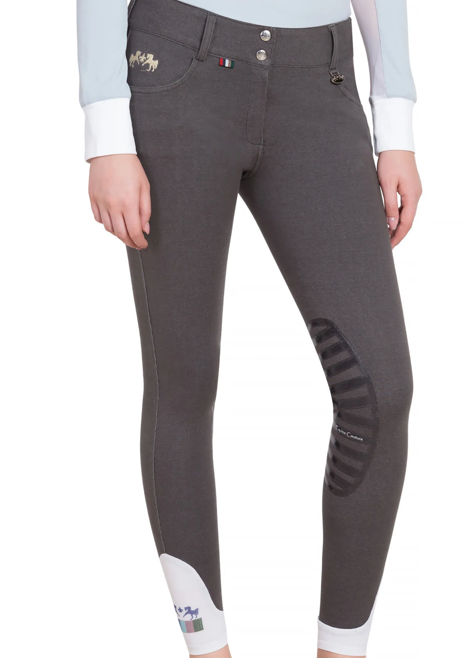 New JPC EQUESTRIAN Equine Couture™ Ladies' Sophie Silicone Knee-Patch Breech