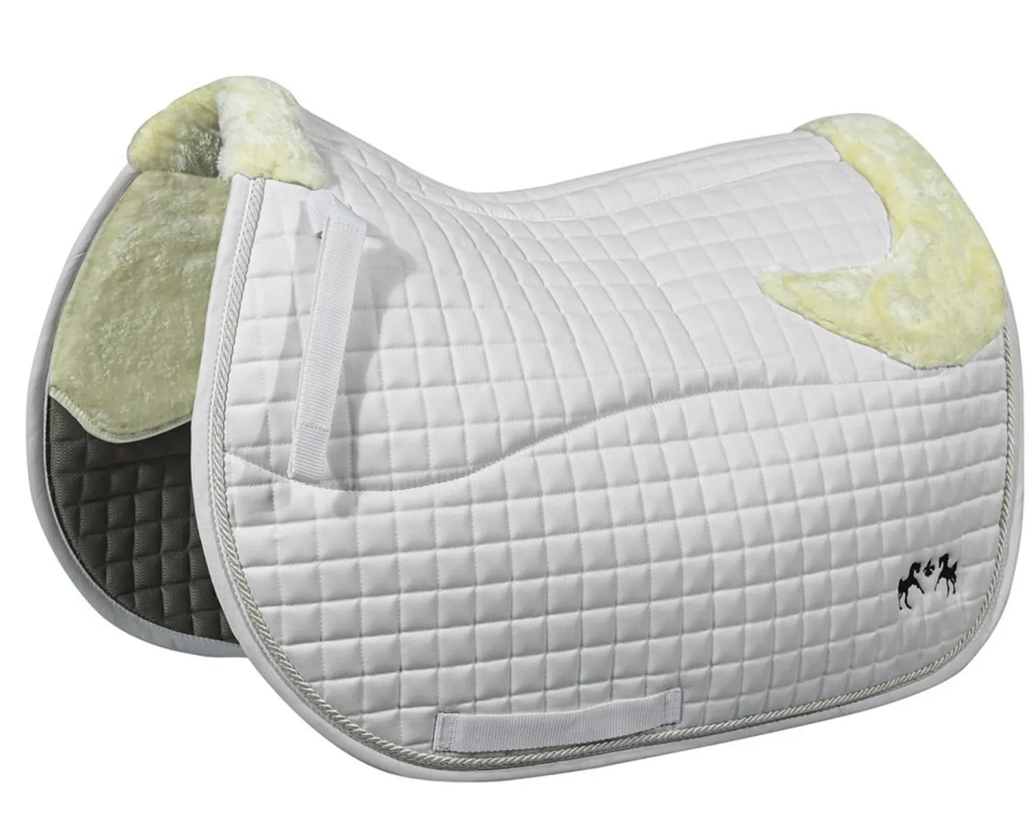 Discount JPC EQUESTRIAN Equine Couture™ Regal All-Purpose Pad with Faux-Mink Fur & Coolmax® Lining