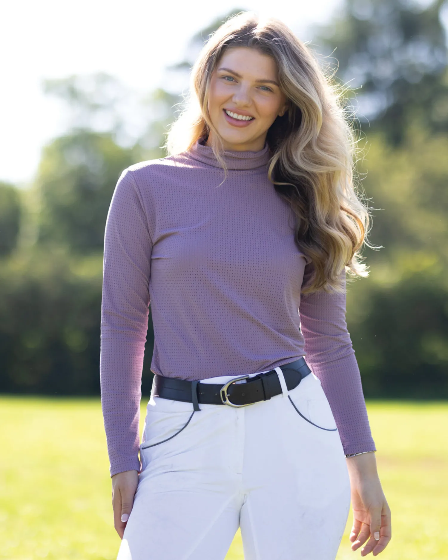 New EQUISITE Alesia Long-Sleeve Shirt