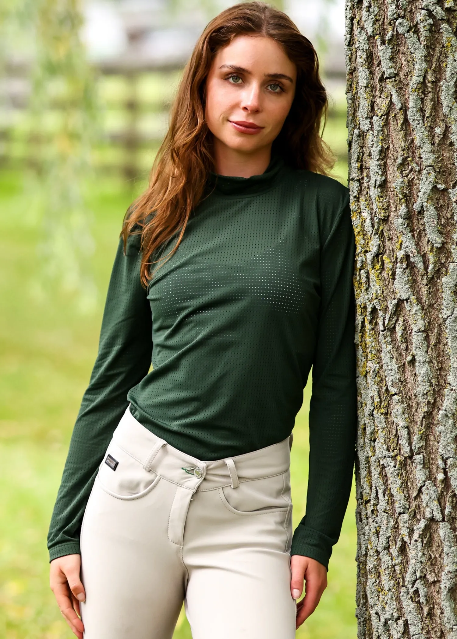 New EQUISITE Alesia Long-Sleeve Shirt