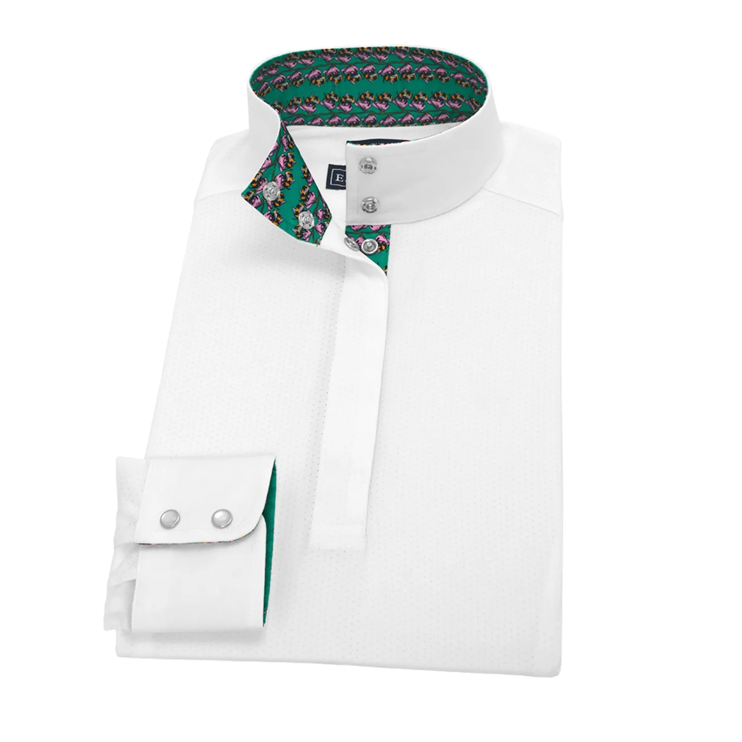 Online ESSEX CLASSICS Ladies’ Talent Yarn® Straight Collar Long Sleeve Show Shirt