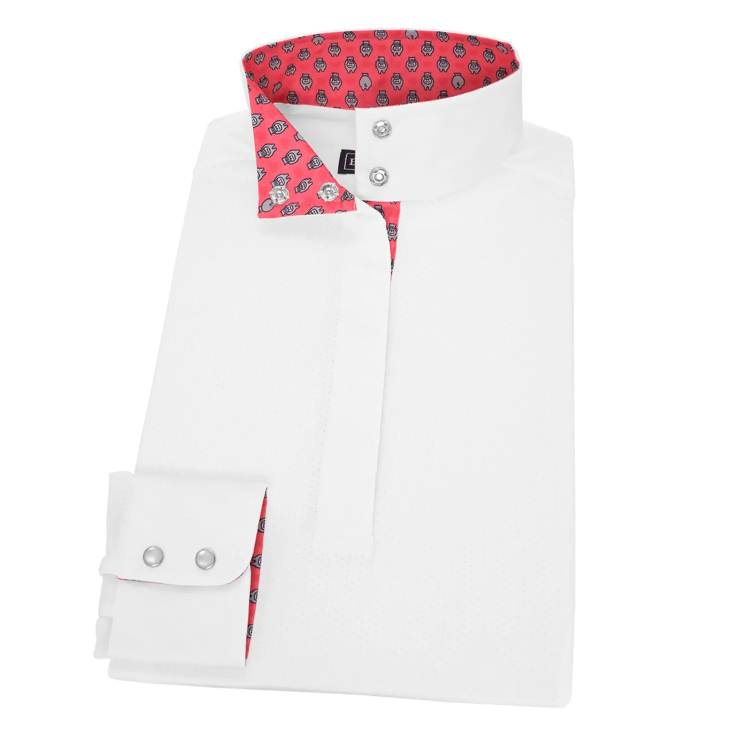 Online ESSEX CLASSICS Ladies’ Talent Yarn® Straight Collar Long Sleeve Show Shirt